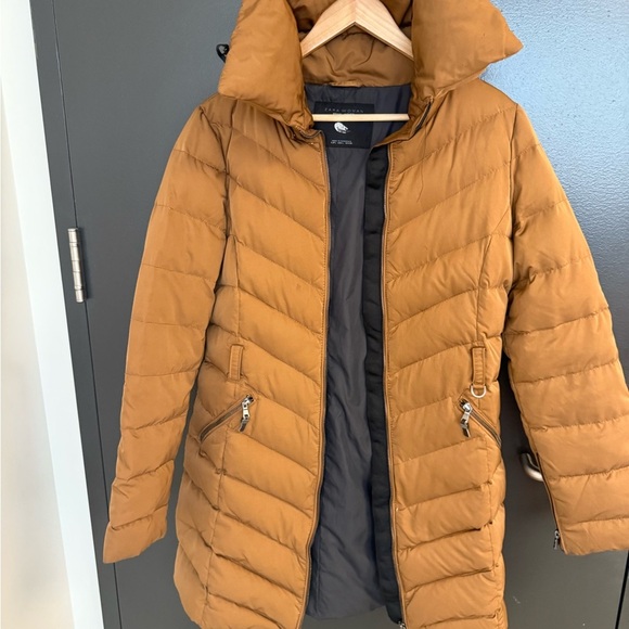 Zara L GUC Down filled golden brown Women's Padded Ski Jacket - Brown - Picture 5 of 12